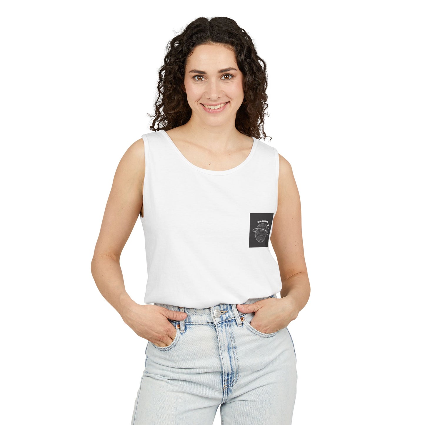 Copy of Garment-Dyed Unisex Tank Top, Trendy Summer Apparel, Casual Streetwear, Ideal for Festivals, Unique Graphic Tee, Gifts for Fashion Lovers
