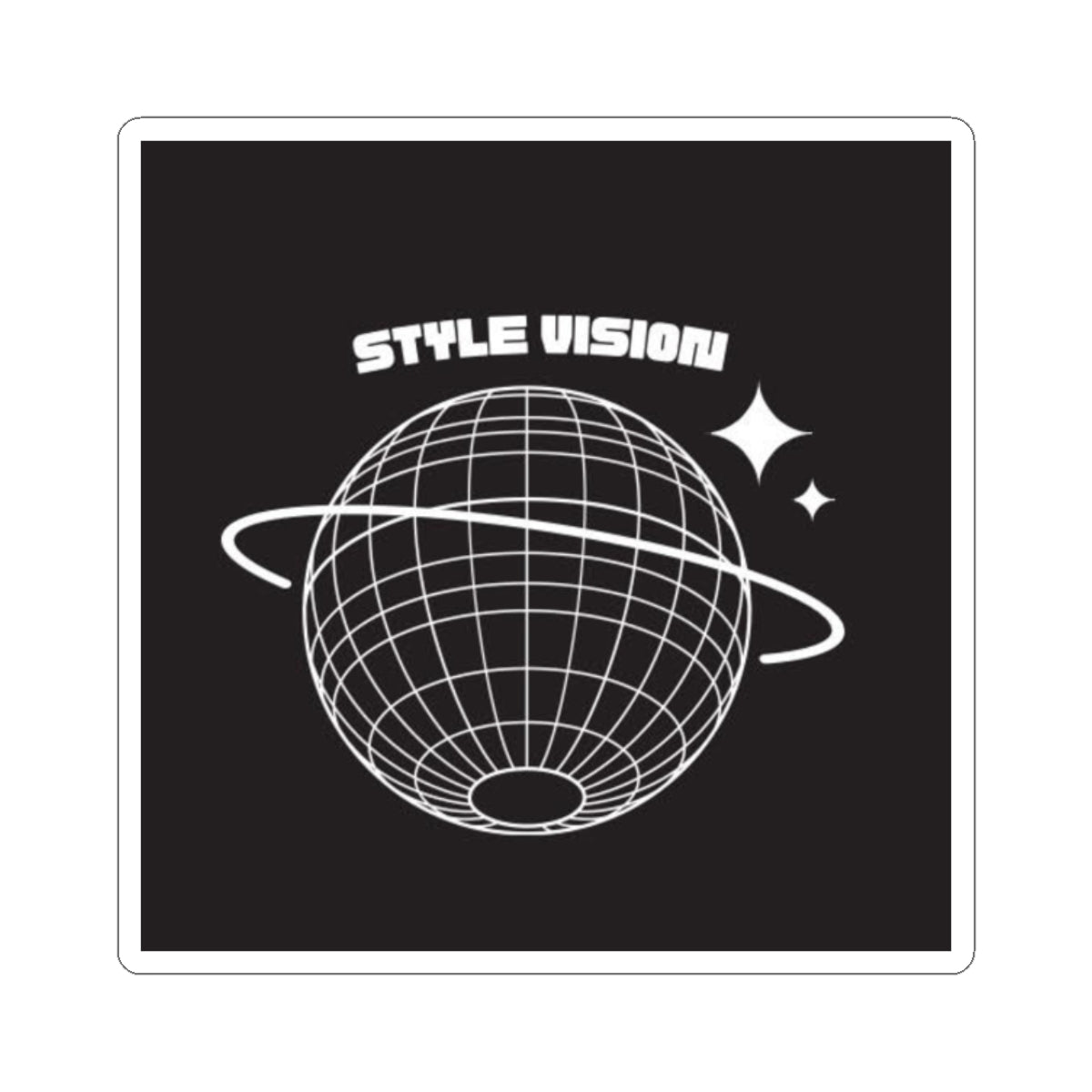 Stylish Vision Kiss-Cut Stickers | Unique Laptop Decals, Gift for Students, Trendy Wall Art, Party Favors, Interior Decor