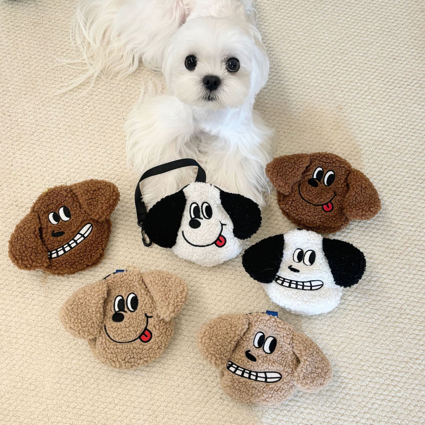 Dog Poop Bag Pet Waste Collector Pooper Scooper Storage Bag Dog Walking Snack Bag