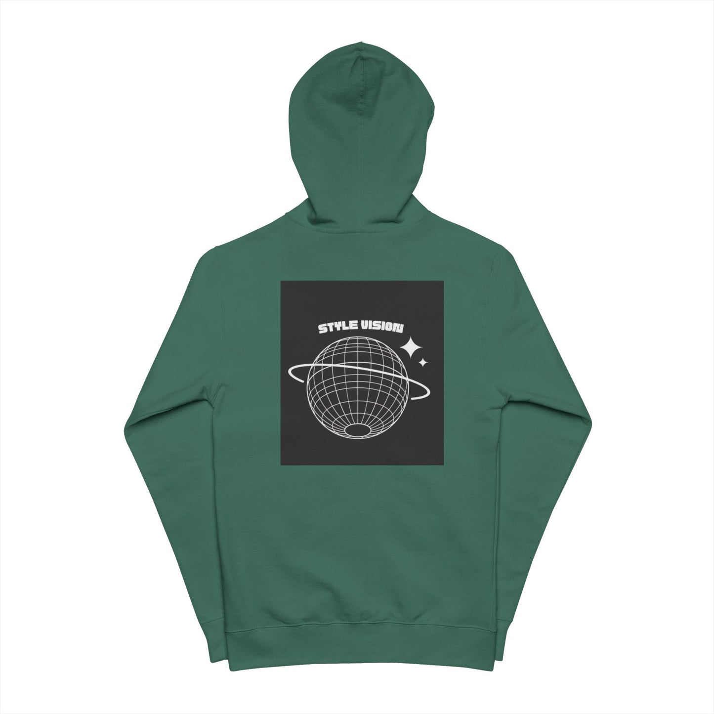 Unisex Fleece Zip Up Hoodie